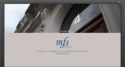 Desktop Screenshot of mfa-finance.ch